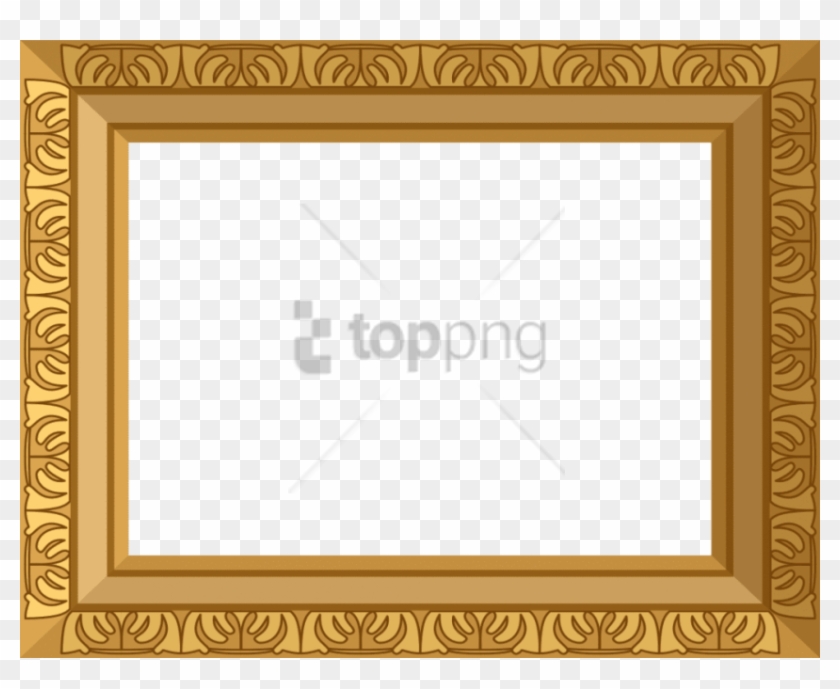 Free Png Freegolden Frame Png Image With Transparent - Gold Picture Frame Border Clipart