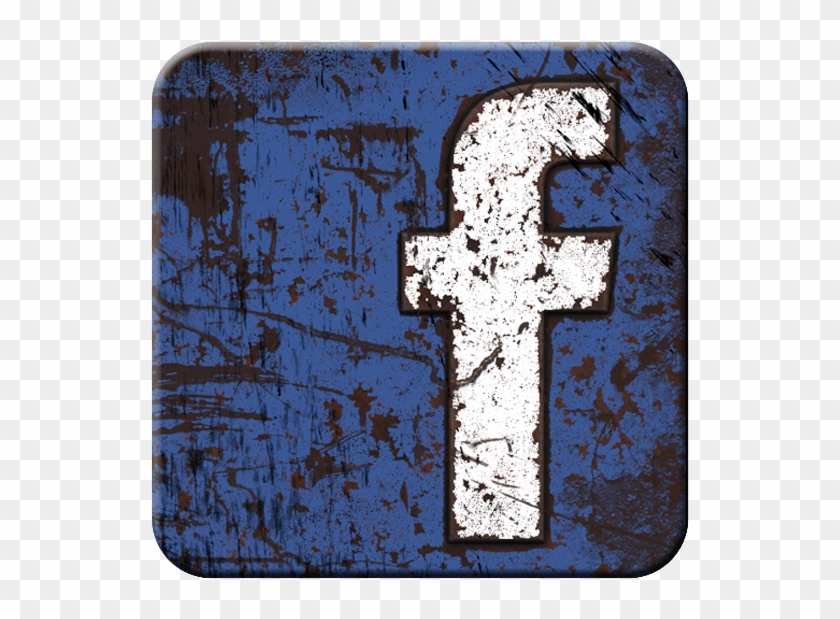 1409453847 2 Facebook Icon - Facebook Logo Grunge Png Clipart #1682981