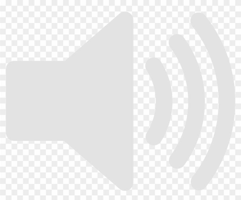 Photos - Sounds - Sound Icon White Png Clipart #1683556