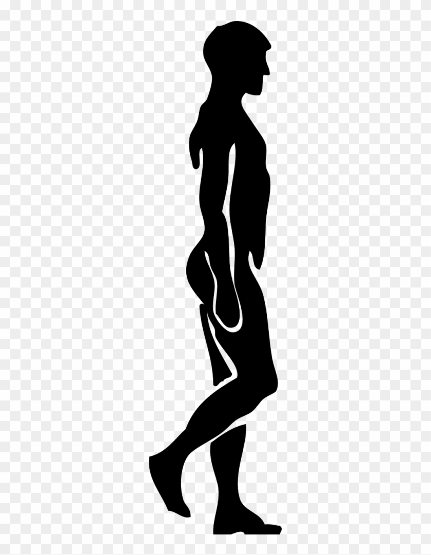 Correct Posture Of Walking Clipart