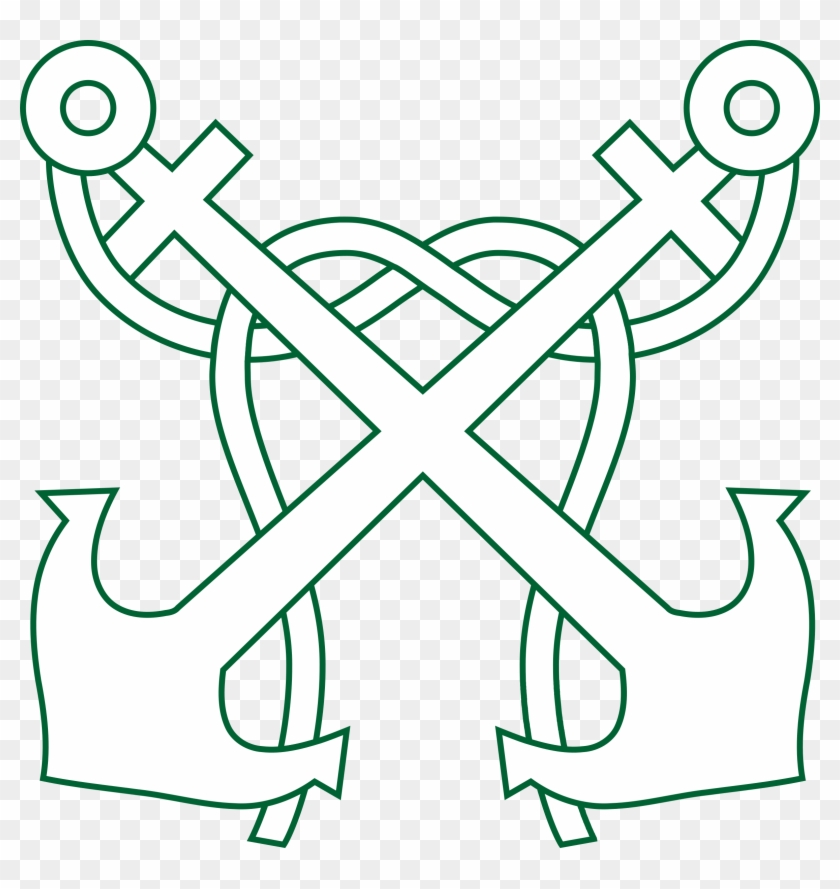 This Free Icons Png Design Of Crossed Anchors Clipart #1684130