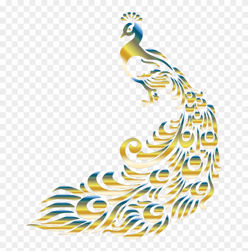 Medium Image - Transparent Background Peacock Clip Art - Png Download #1684181