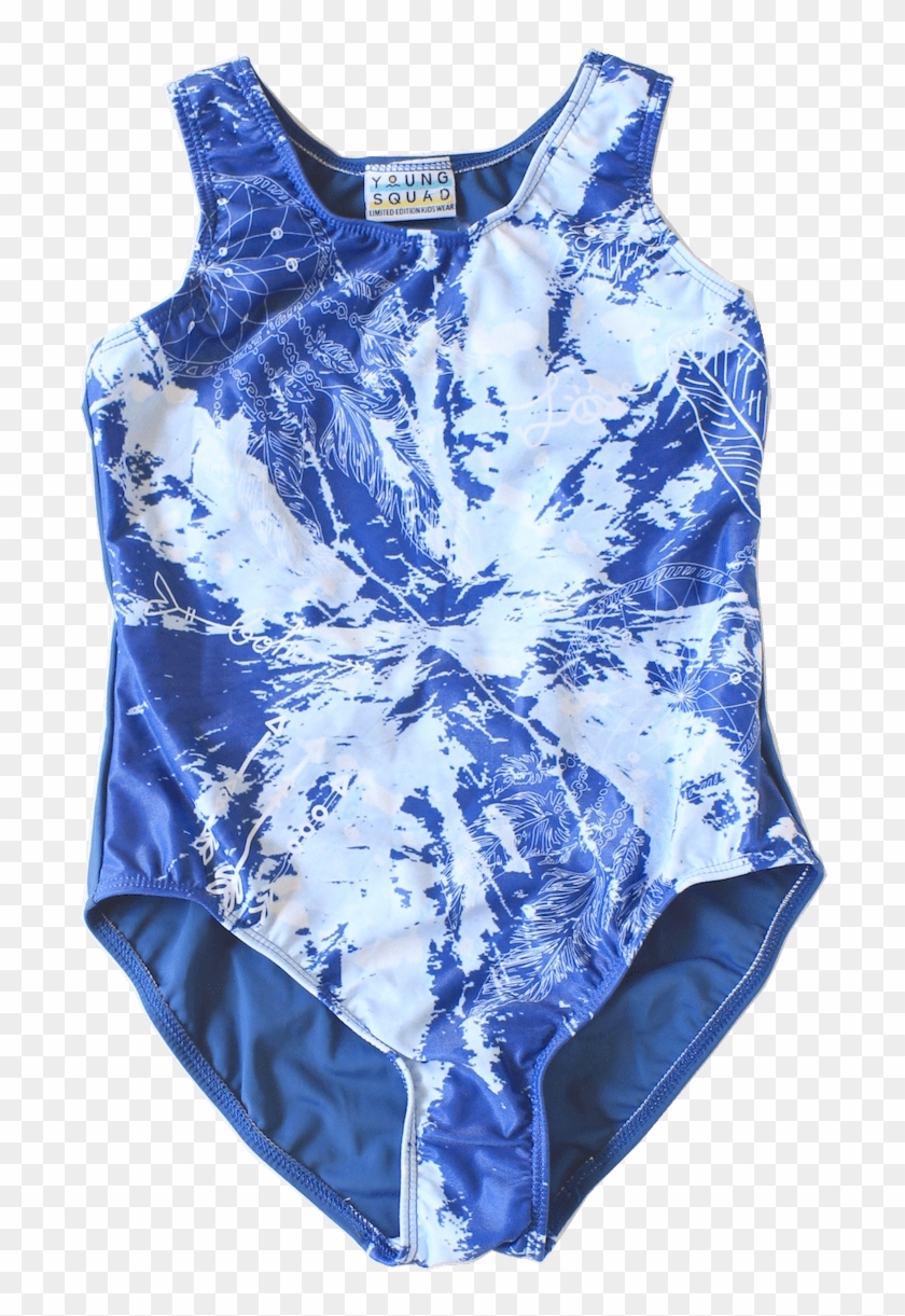 Girls One Piece Swimsuit Boho - Maillot Clipart #1684342