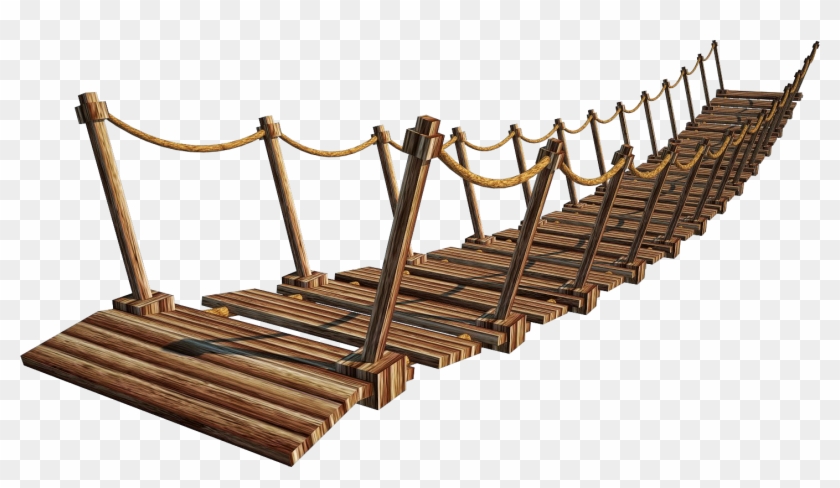 Png Bridge - Wood Bridge Png Clipart