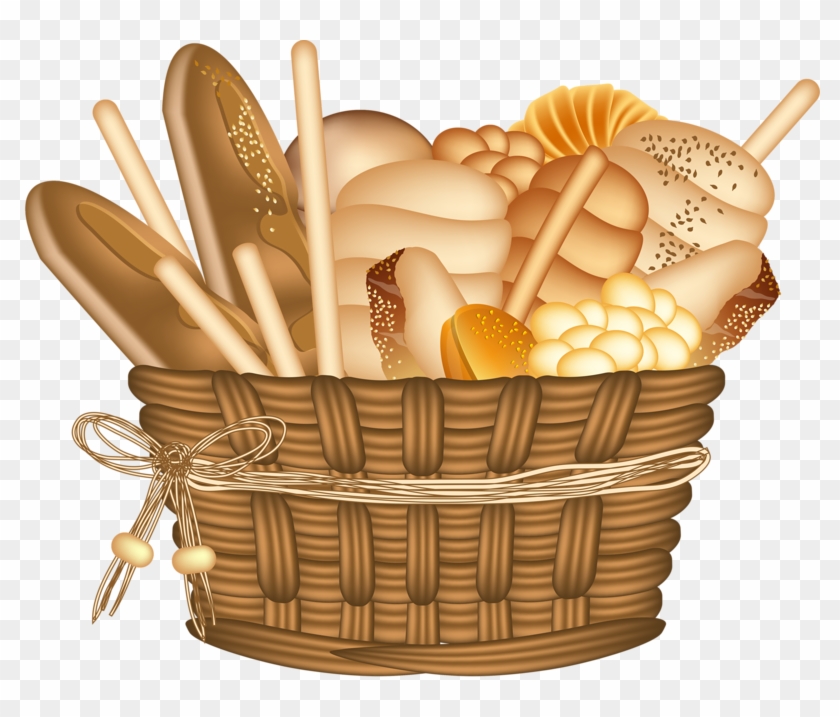 Clip Royalty Free Library Junk Clipart Goodie Basket - Bread Basket Clipart - Png Download #1684618