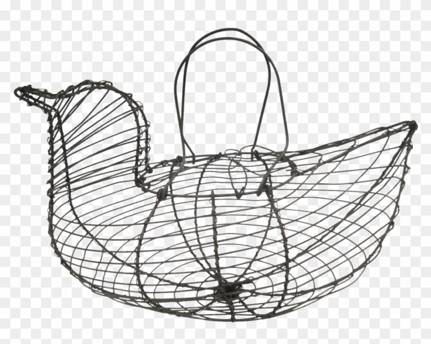 Kitchen Basket Awesome Wire Chicken Egg Kitchen Basket Clipart #1684679