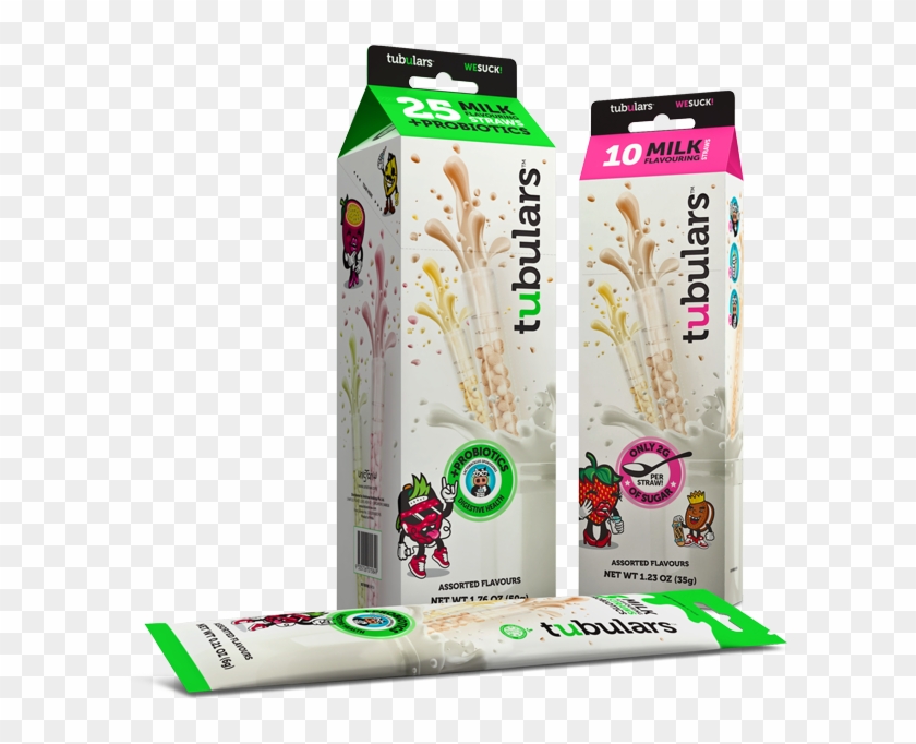 Clipart Freeuse Stock Glass Of Milk With Straw Clipart - Tubulars Probiotic - Png Download #1685027