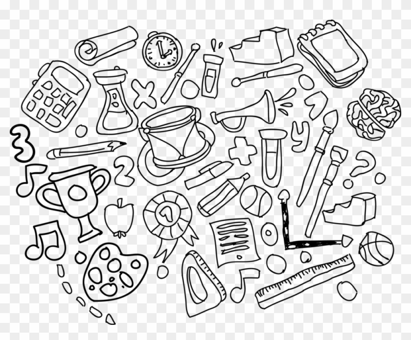 1000 X 780 6 - Doodle Art Transparent Clipart