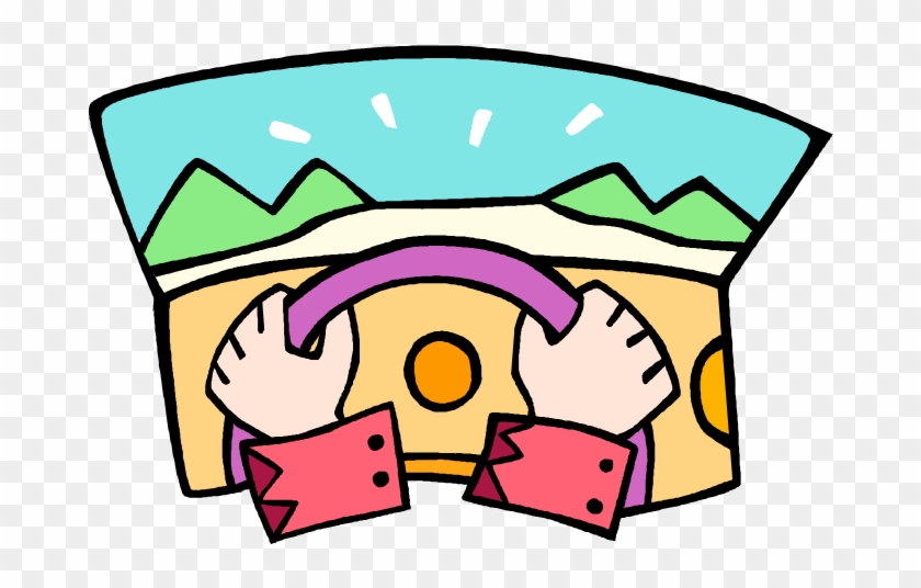 Cartoon Clipart Driving - Driving Clipart - Png Download #1685371