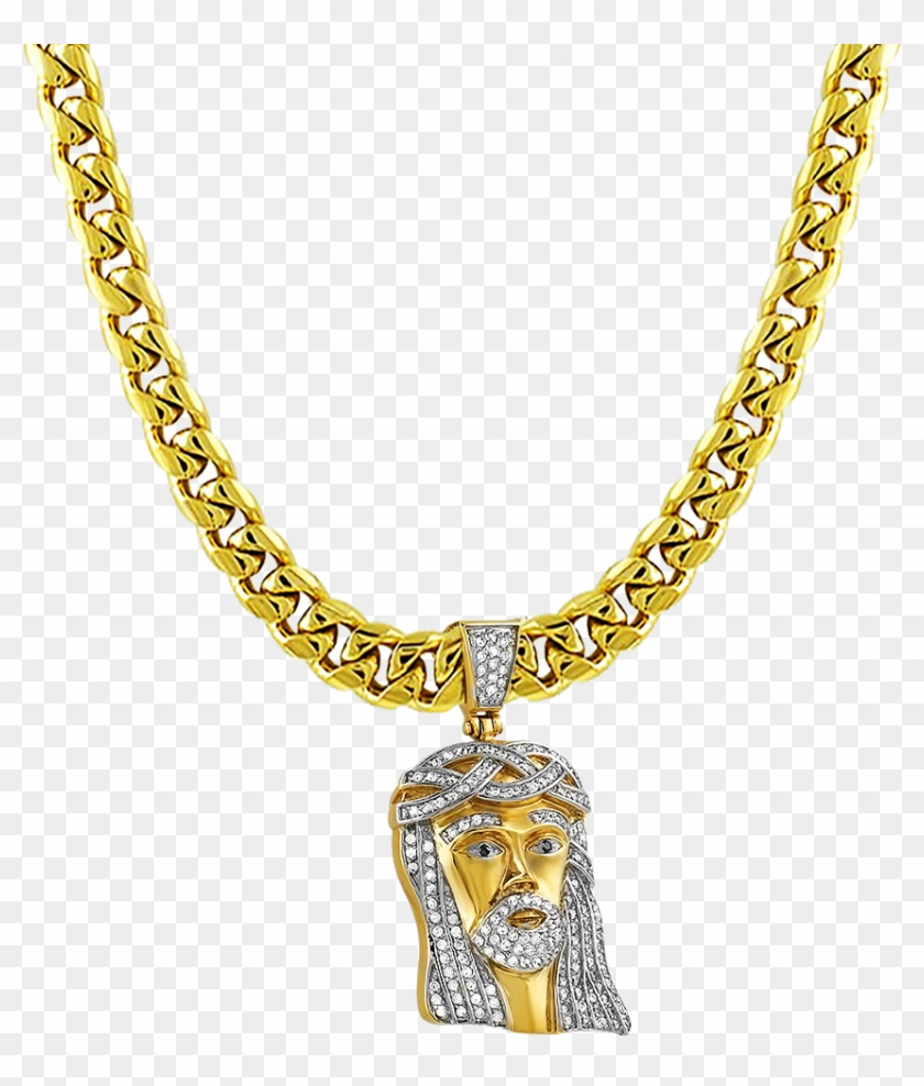 Vector Free Stock Necklace Chain Jewellery Pendant - Golden Necklace Png Clipart #1685489