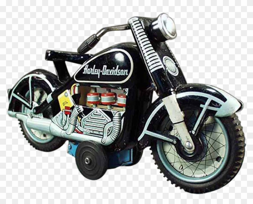 Japanese Tin Harley Davidson - Harley Davidson Tin Toy Clipart #1685815
