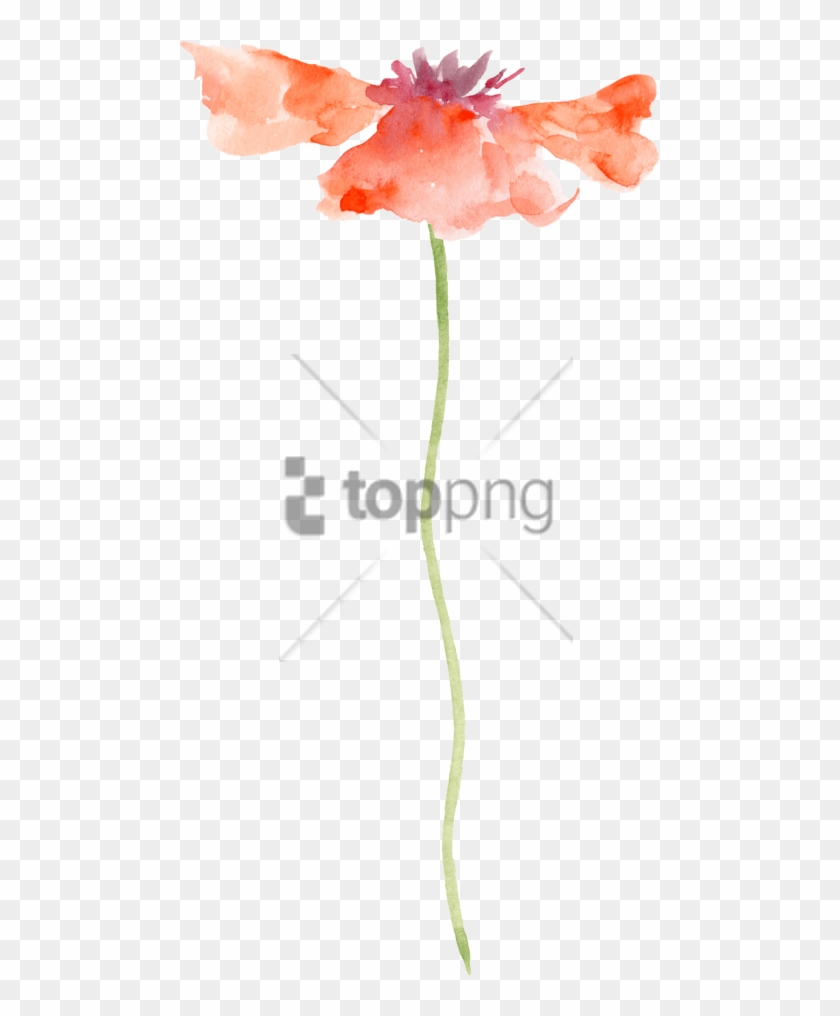 Free Png Transparent Watercolor Painting Flower Png - Flower Water Color Transparent Clipart #1685905