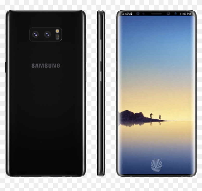 Samsung Galaxy Note 9 2018 Png Images - Galaxy Note 9 Midnight Black Clipart #1686090