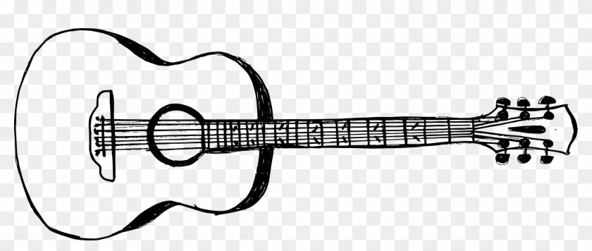 Free Download - Guitar Drawing Transparent Background Clipart #1686186