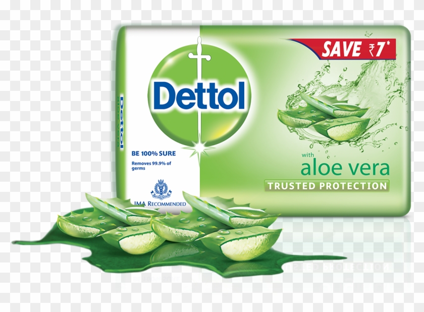Soap Png - Dettol Aloe Vera Soap Clipart #1686195