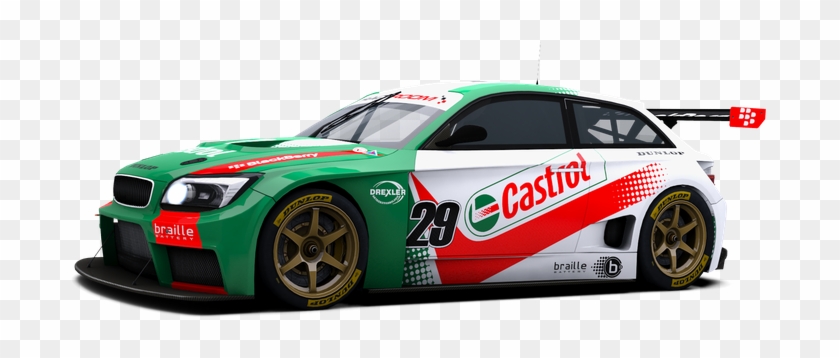 Cougar C14-2 - Castrol Racing Car Clipart