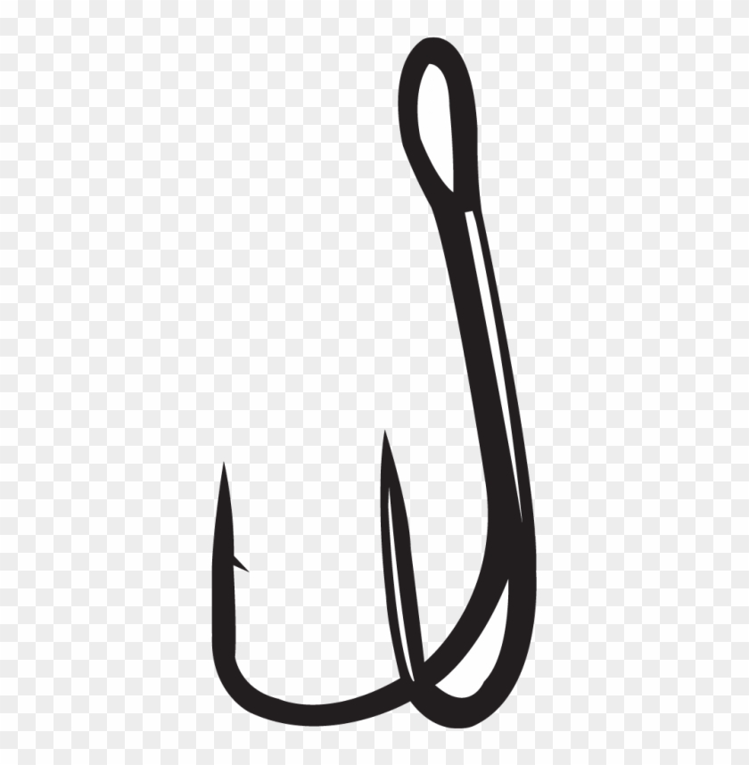 Double Fishing Hooks Clipart #1687030