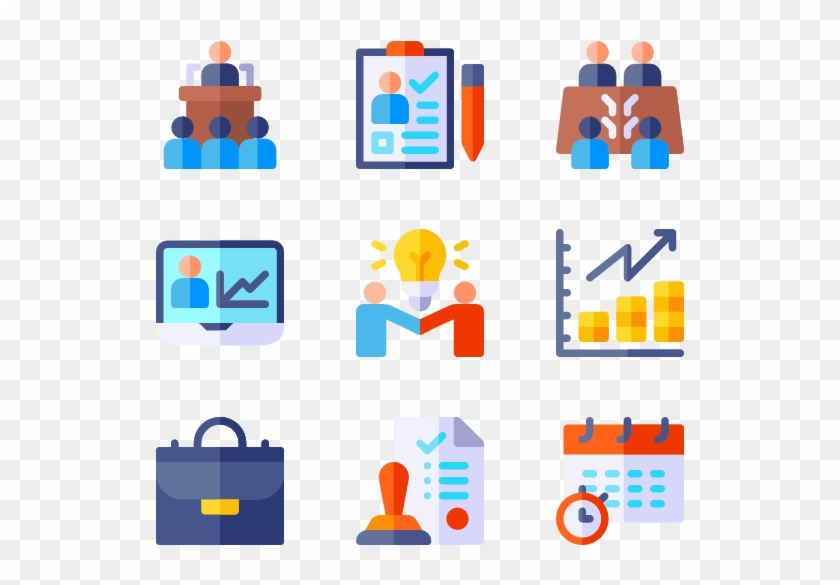 Business Meeting - Meeting Vector Png Clipart #1687155