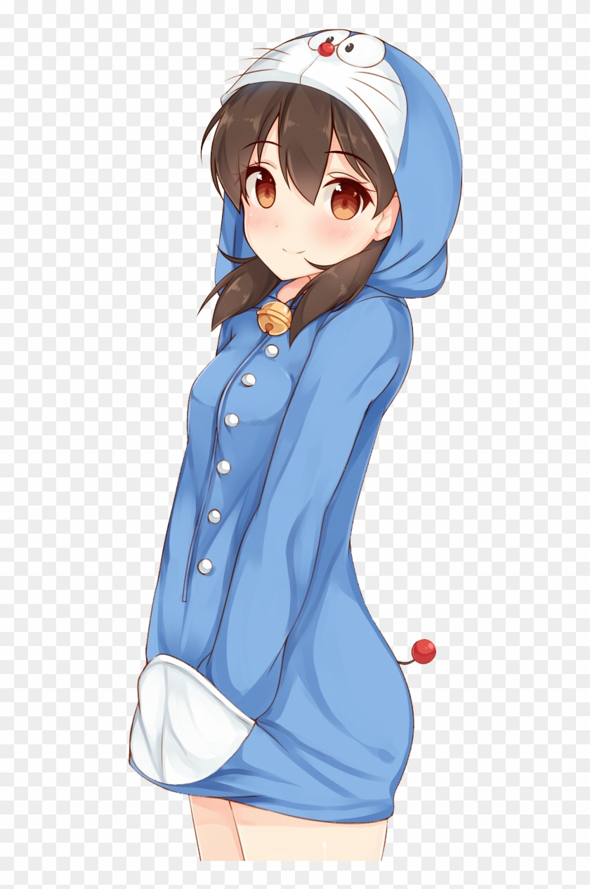 Animated Shy Girl - อ นิ เมะ โด เร ม่อน Clipart