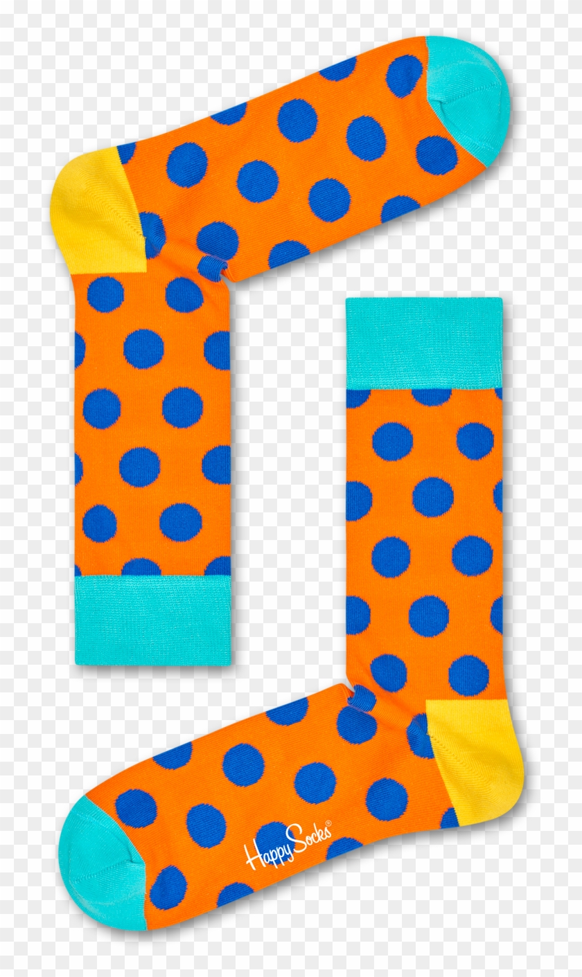 Nothing Beats A Simply Beautiful Pair Of Big Dot Socks - Happy Socks Banaan Clipart