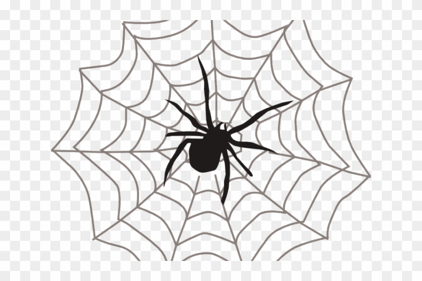 Cobweb Clipart - Spider In Web Clipart - Png Download #1687973