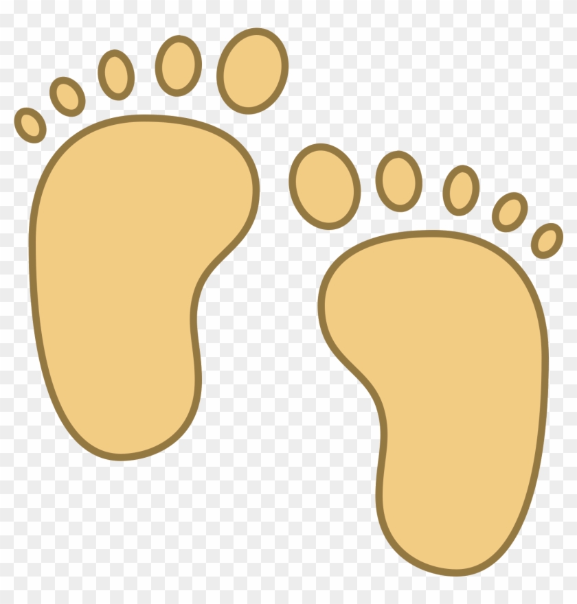 28 Collection Of Left And Right Foot Clipart High Quality - Детские Следы Пнг - Png Download