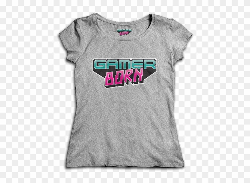 Women's Gamerborn Logo T-shirt - T-shirt Clipart #1688301