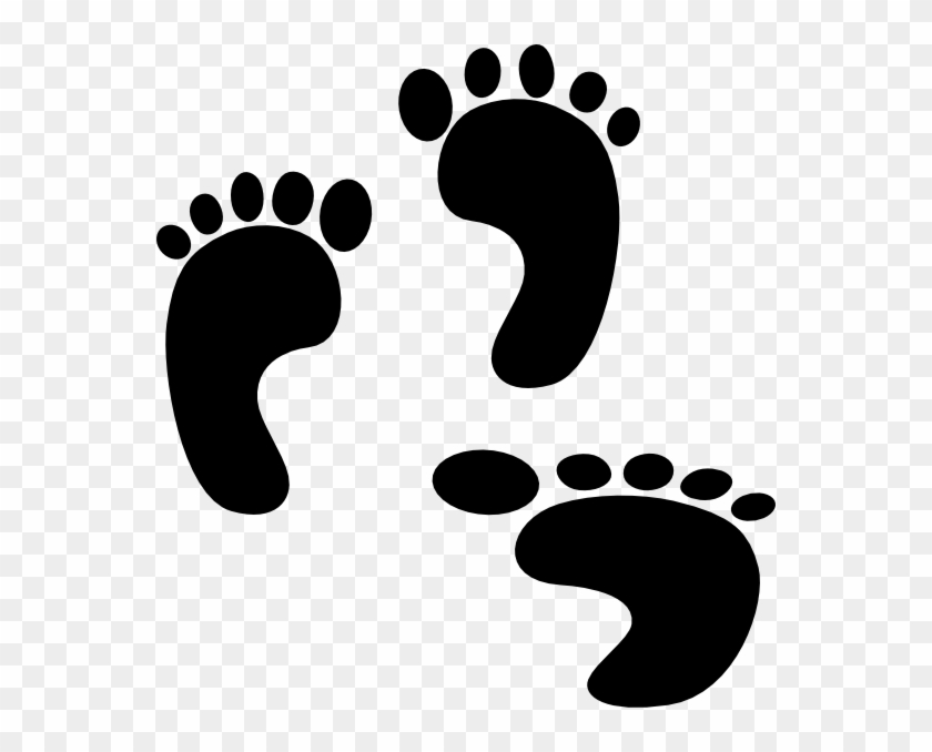 Small - Foot Prints Clip Art - Png Download