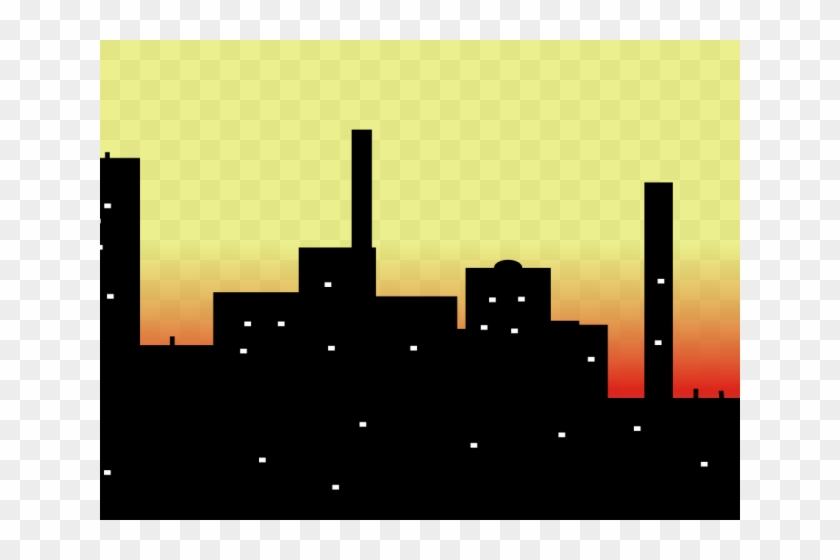 City Clipart Superhero - Clip Art Cityscape - Png Download #1688429