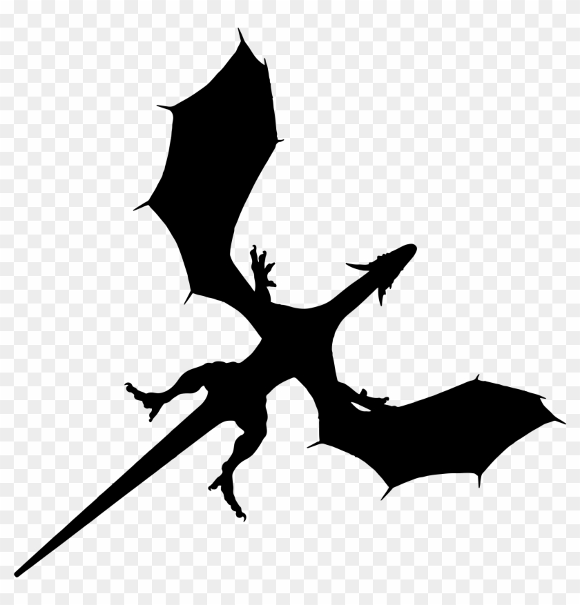 This Free Icons Png Design Of Dragon Wingspan Silhouette Clipart #1689212