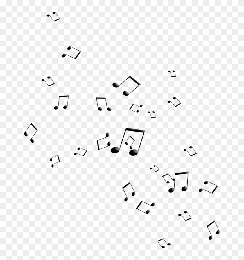 Ampliar Esta Imagen - Falling Music Notes Png Clipart