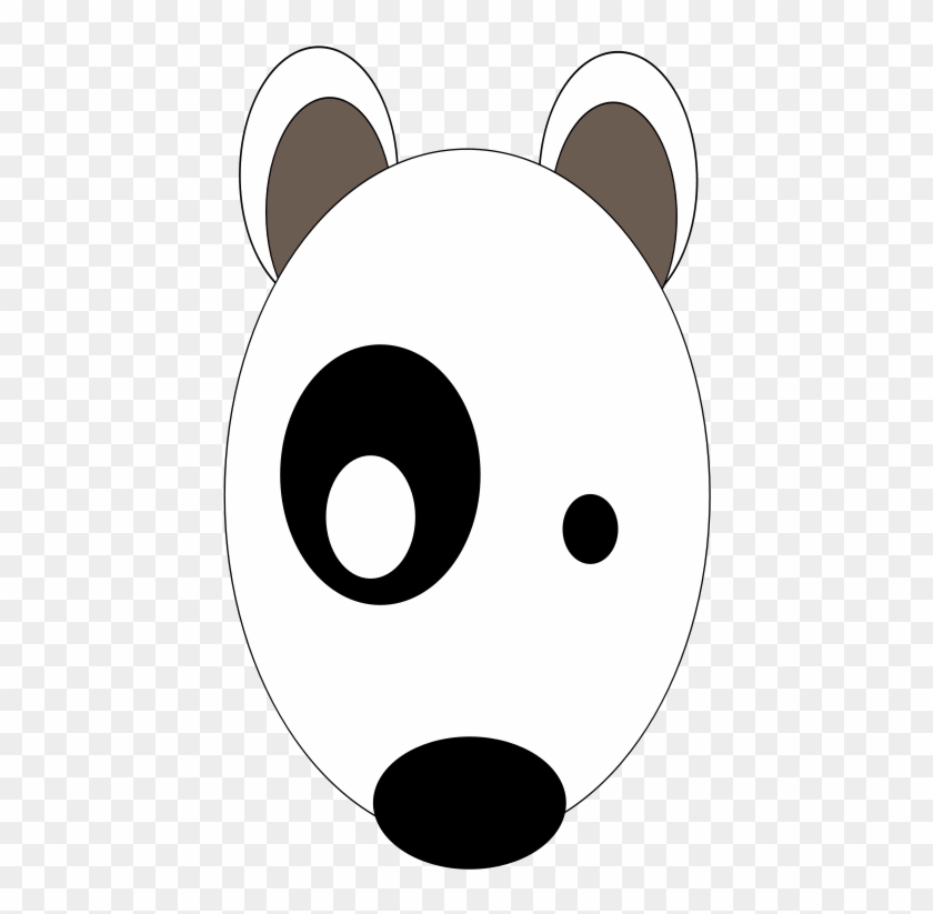 Dog Head Vector Png - Bull Terrier Clipart #1689343