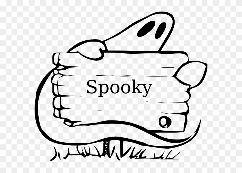 600 X 519 1 - Halloween Name Tags Black And White Clipart #1689941