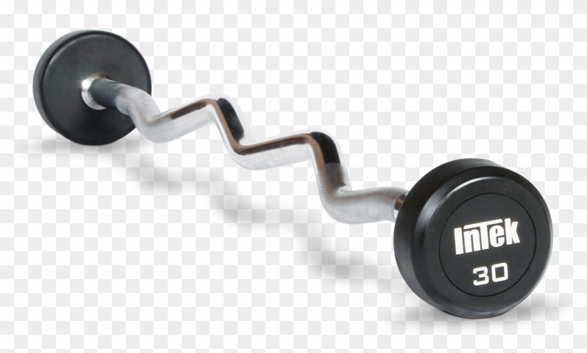 Image Black And White Library Dumbbell Clipart Gym - Curl Bars - Png Download #1689943