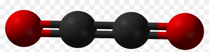 Dicarbon Dioxide 3d Balls - Carbon Dioxide Molecule Clipart