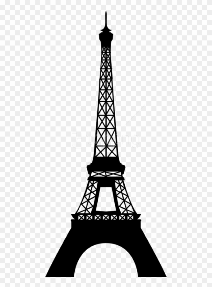 Free Png Download Eiffel Tower Silhouette Transparent - Eiffel Tower Clip Art Transparent