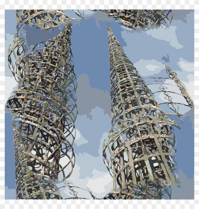 This Free Icons Png Design Of Watts Towers Clipart #1690210