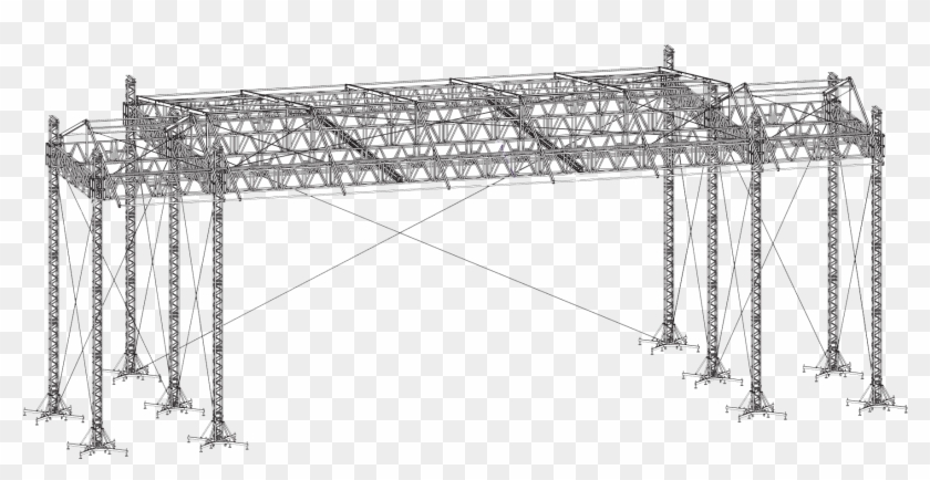 Stage Prolyte Lt Roof - Sketch Clipart #1690347