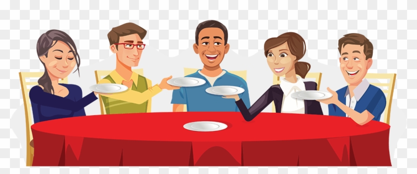 Forth Between People - Cartoon Clipart #1690351