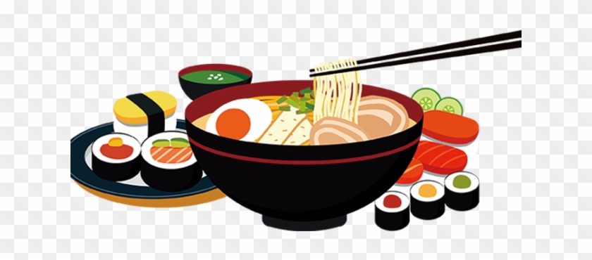 Ramen Clipart Japan Food - Food Cartoon Pic Png Transparent Png (#1690599)  - PikPng