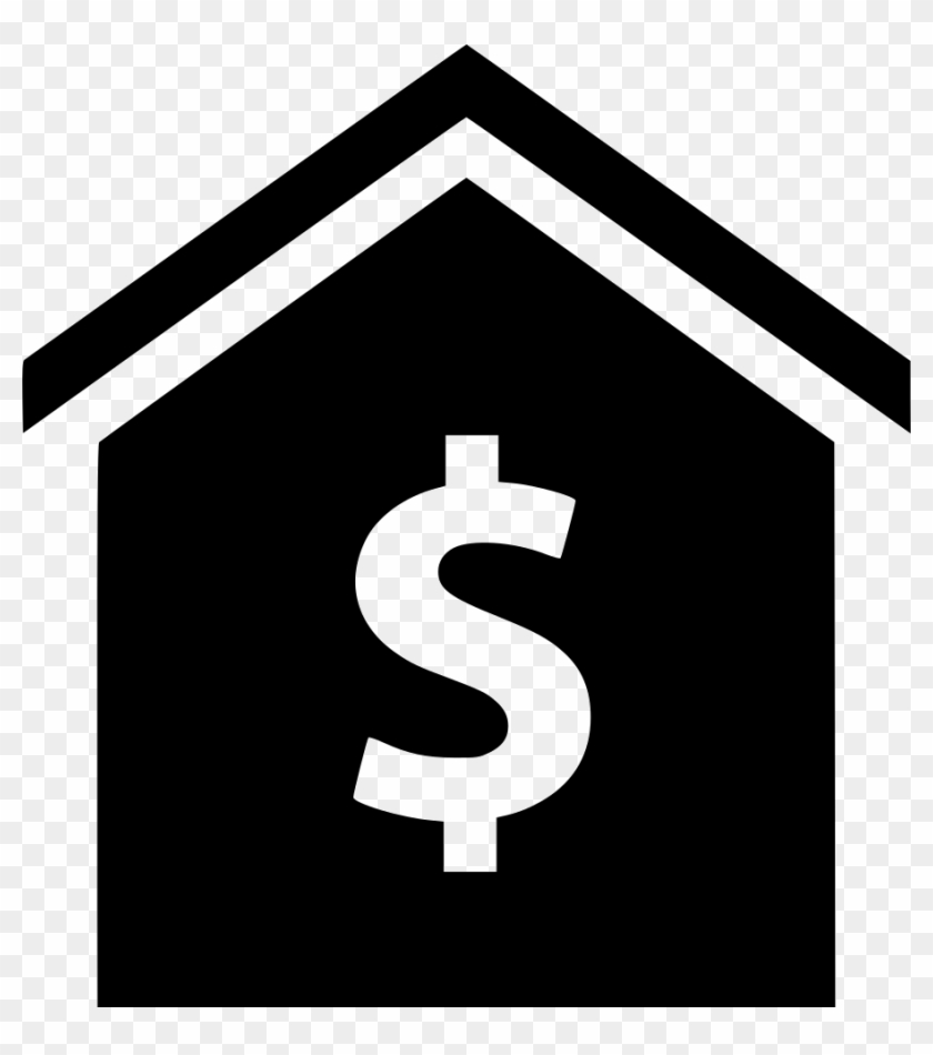 Real Estate Home Dollar Sign Pay Comments - Graphics Clipart #1690834