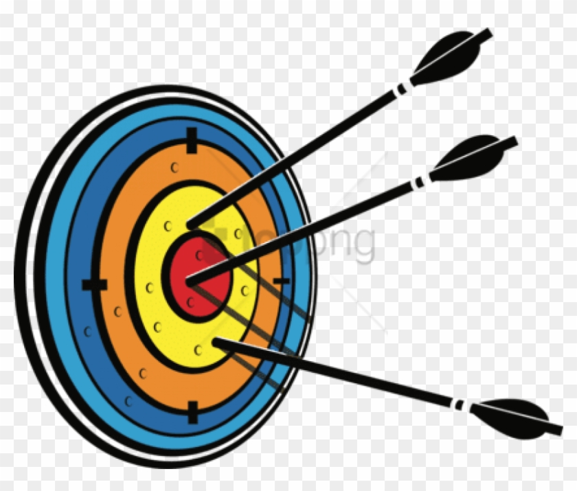 Free Png Download Arrow In Target Png Images Background - Arrow And Target Clipart Transparent Png