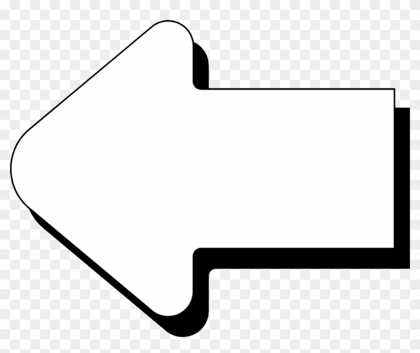 Free Stock Photos - White Left Arrow Png Clipart #1691216