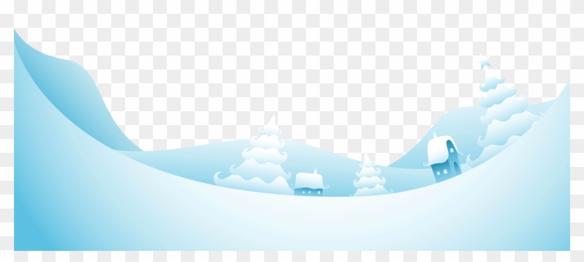 Blue - Snowy Ground Clip Art - Png Download