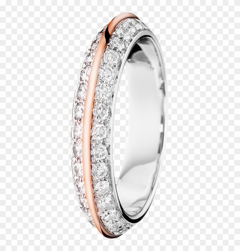 Silver Wedding Rings Png - Alliance Boucheron Or Rose Clipart #1691540