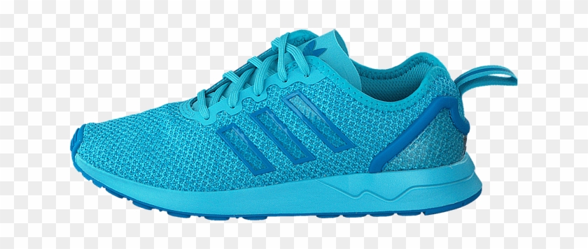 Lapset Adidas Zx Flux Racer K Blue Glow - Nike Huarache Niebieskie Clipart #1692417