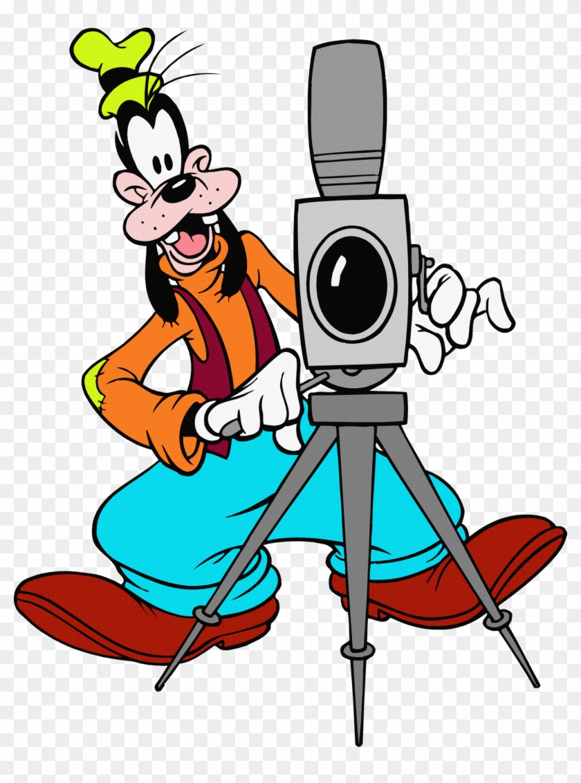 Pin By Phreekshow - Goofy In Cartoon With The Camera Clipart