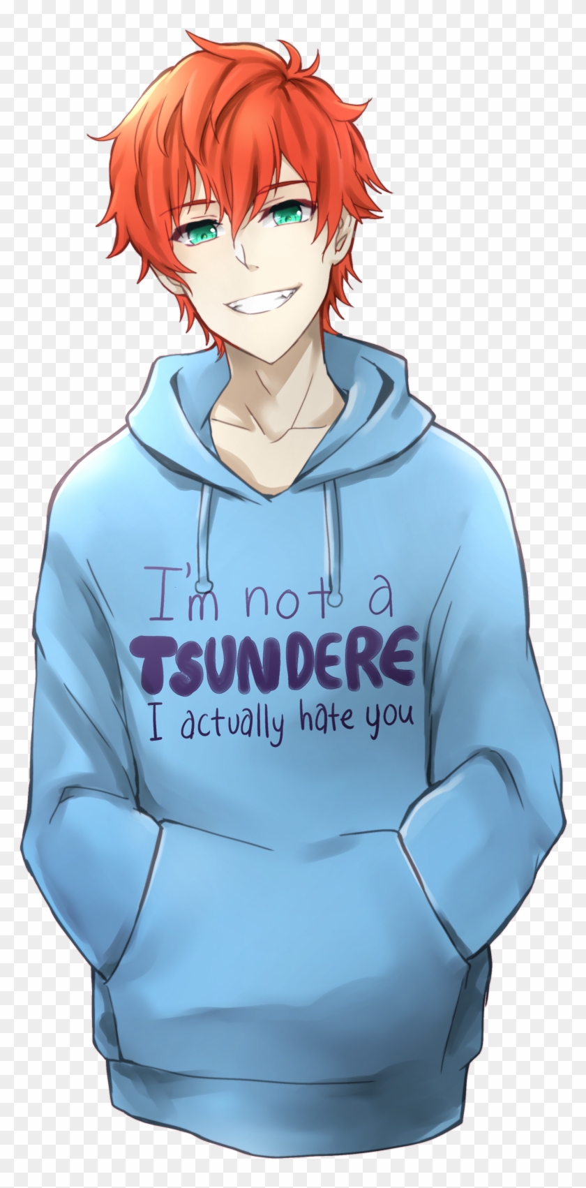 Banner Royalty Free Download Hahahahhahhahha Things - I M Not A Tsundere I Actually Hate You Hoodie Clipart