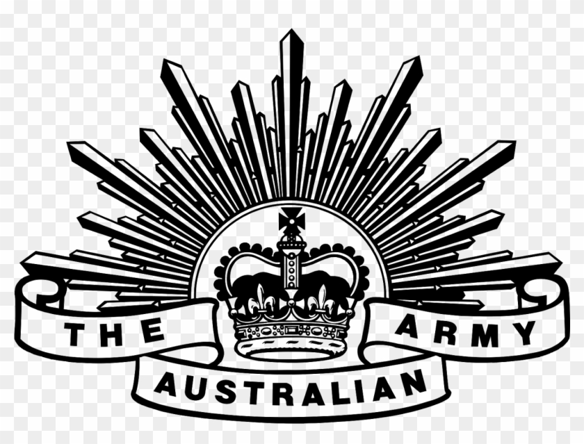 The Australian Army Logo Vector - Australian Army Rising Sun Badge Clipart