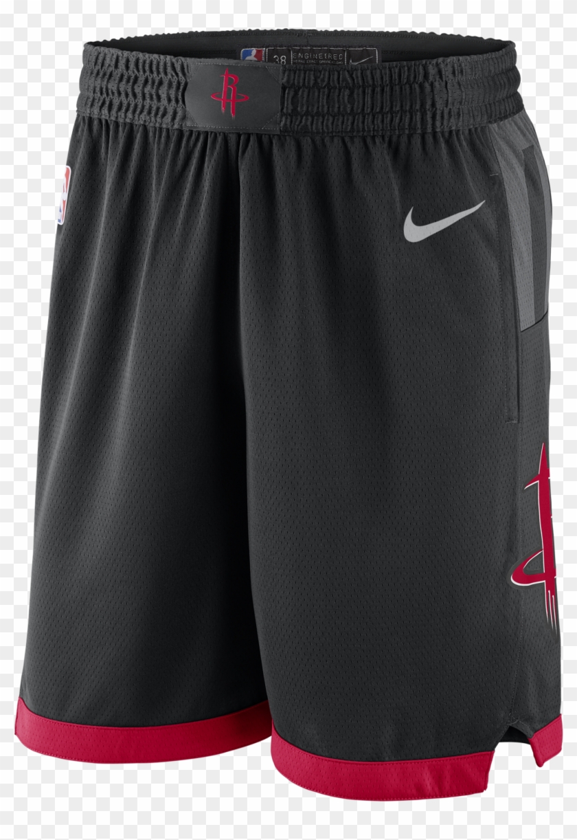 Nike Nba Houston Rockets Swingman Shorts - Rockets Jersey Short 2018 Clipart